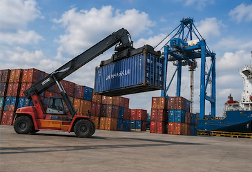 Port à conteneurs — Import Export ANSSOU PARTNERS Guinée
