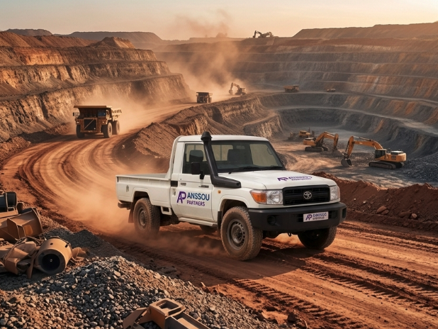 Flotte 4x4 sites miniers — ANSSOU PARTNERS
